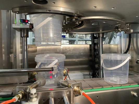Bottles Detergent Powder Candy Filling Packing Machine Sealing Capping Labeling