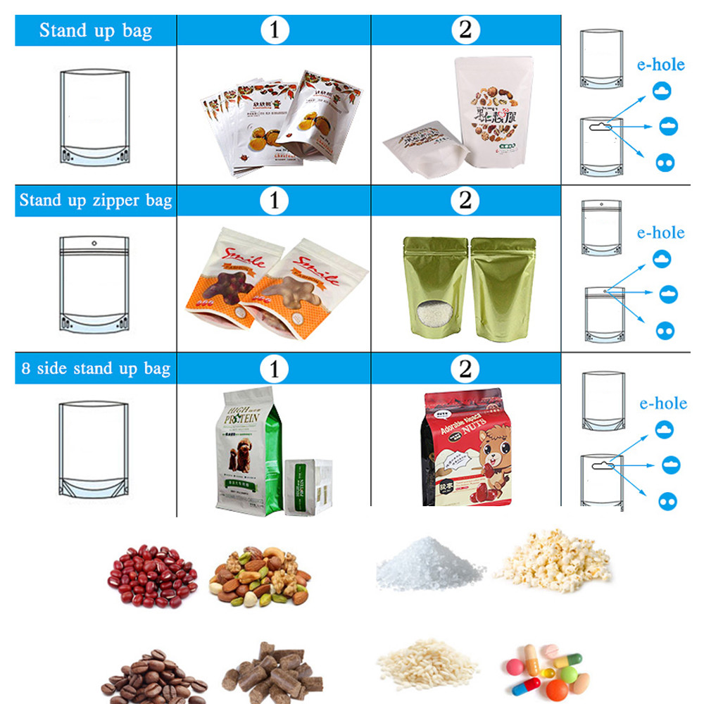 Gummy Bears Candy Doypack Packaging Machine Fully Automatic